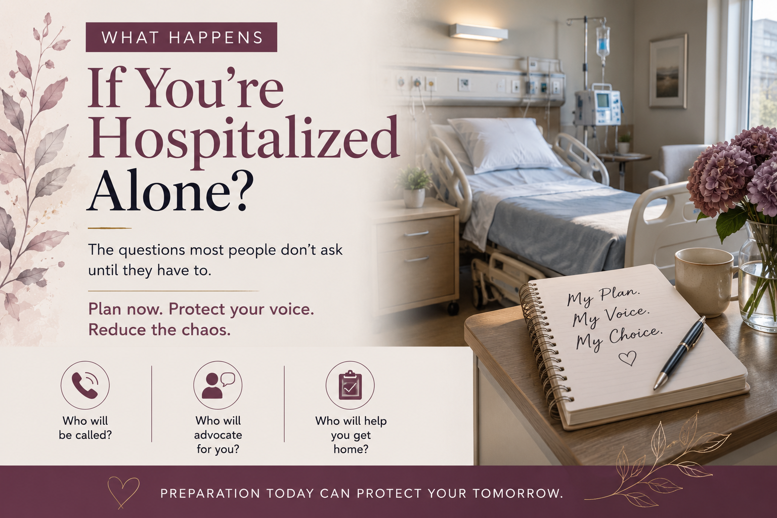 What Happens If You’re Hospitalized Alone?